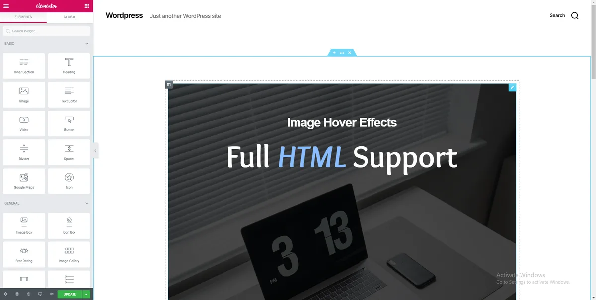 Image Hover Effects – Elementor Addon ekran görüntüsü 4