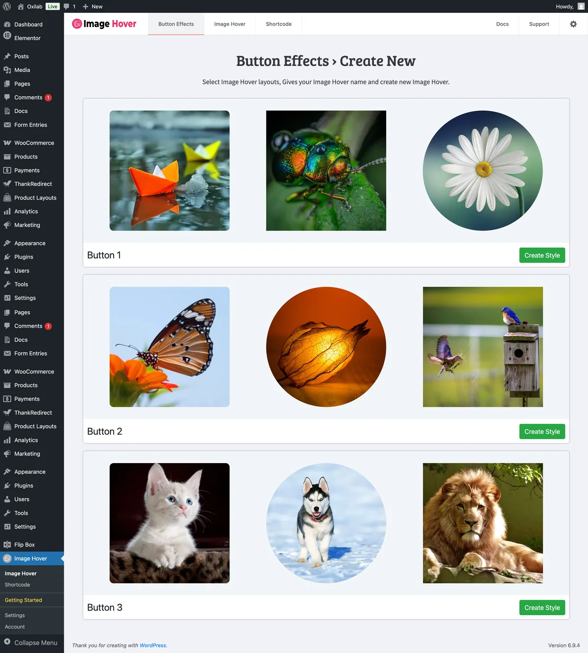 Image Hover Effects Ultimate ( Image Gallery, Effects, Lightbox, Comparison & Magnifier ) ekran görüntüsü 2