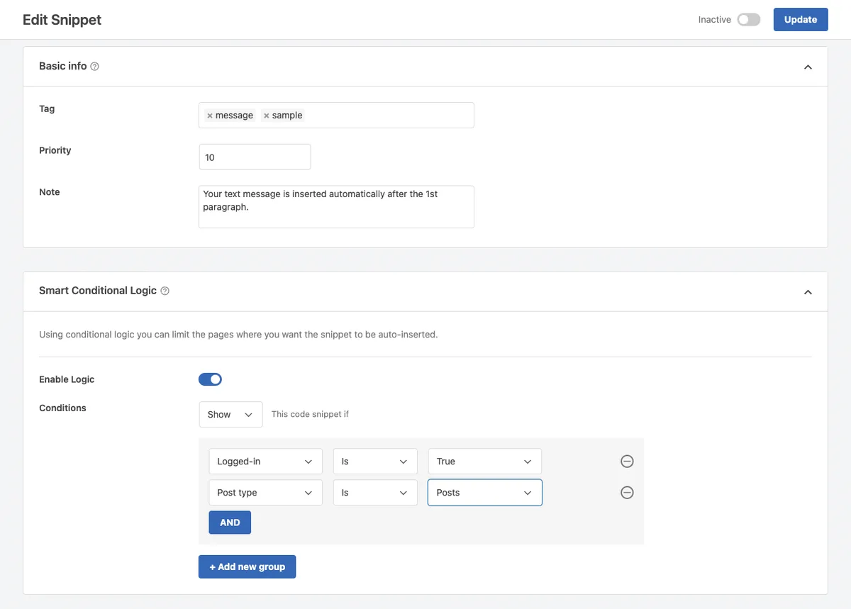 WPCode – Insert Headers and Footers + Custom Code Snippets – WordPress Code Manager ekran görüntüsü 4