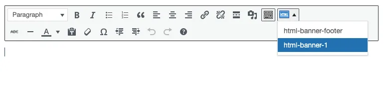 Insert Html Snippet ekran görüntüsü 3