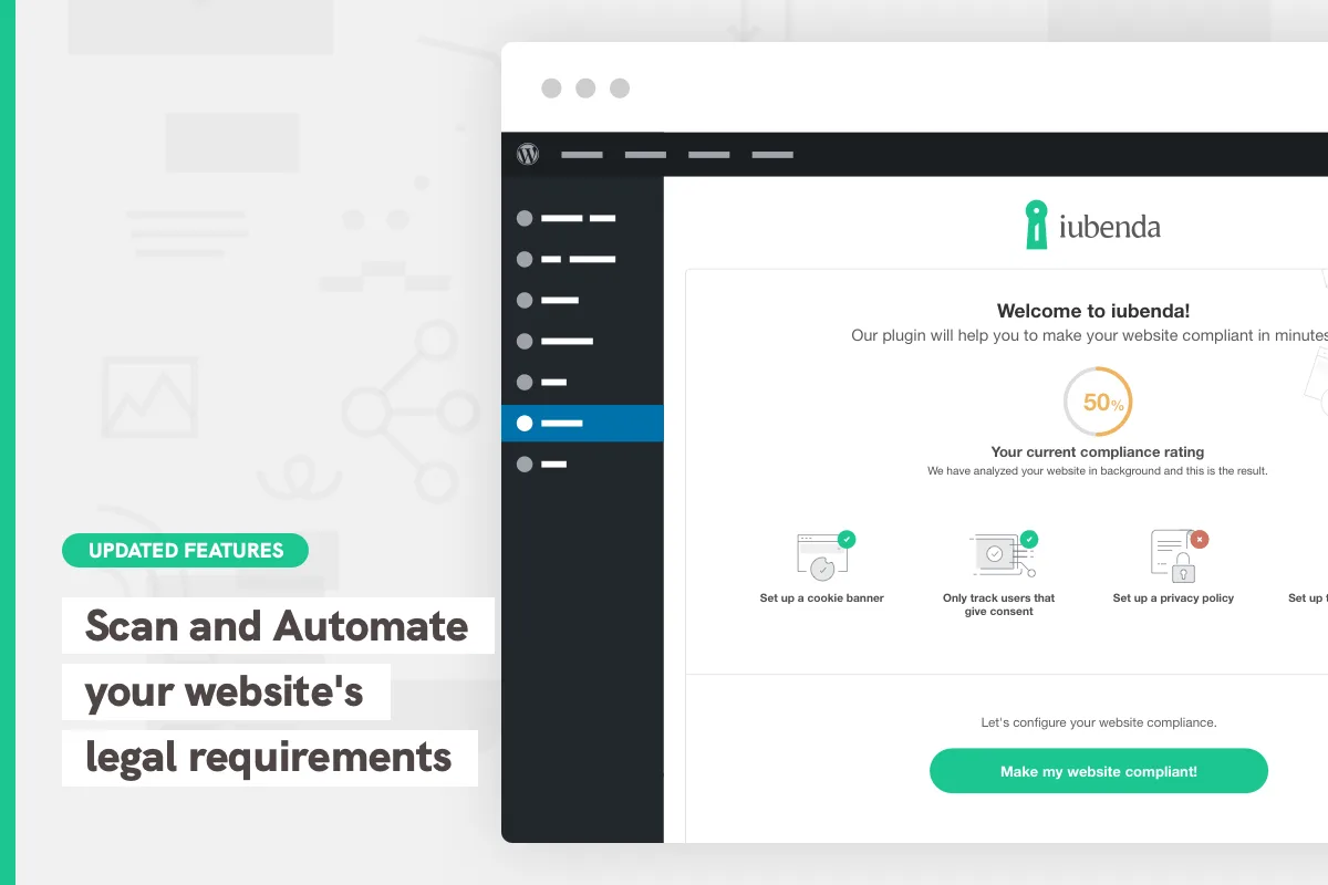 iubenda | All-in-one Compliance for GDPR / CCPA Cookie Consent + more ekran görüntüsü 1