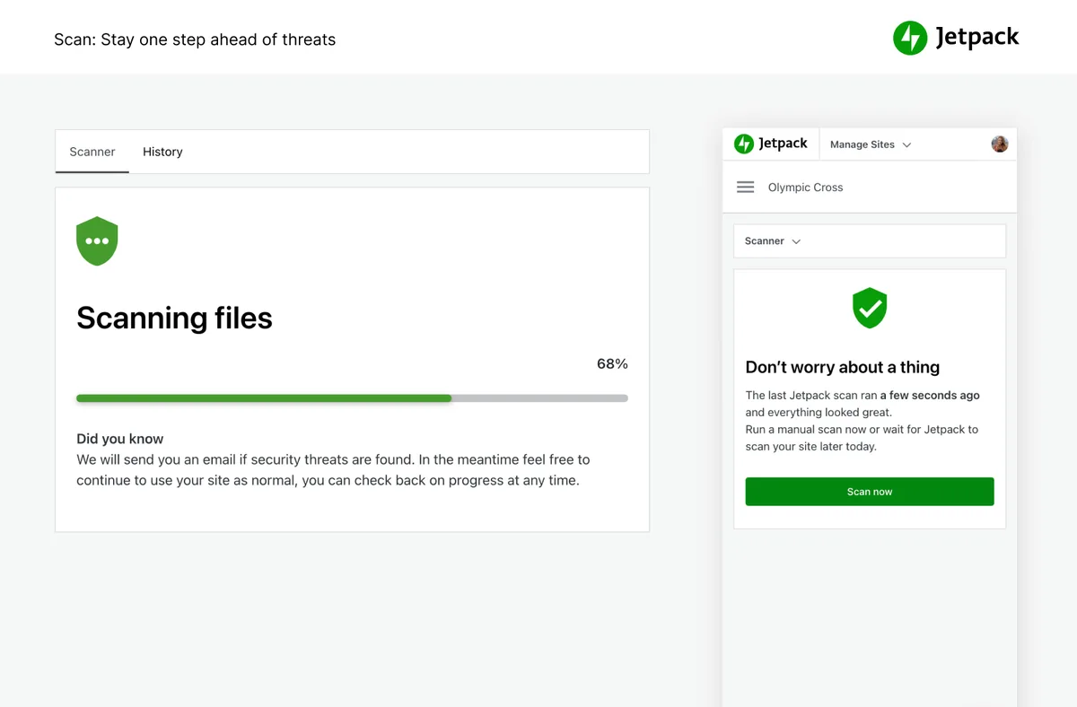 Jetpack – WP Security, Backup, Speed, & Growth ekran görüntüsü 3