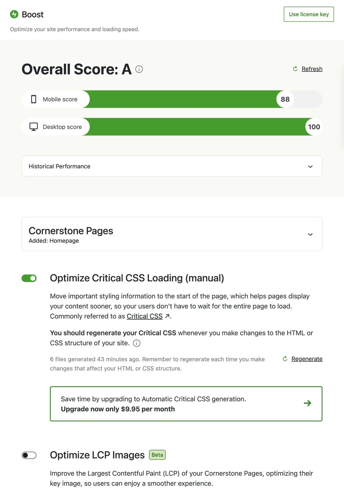 Jetpack Boost – Website Speed, Performance and Critical CSS ekran görüntüsü 1