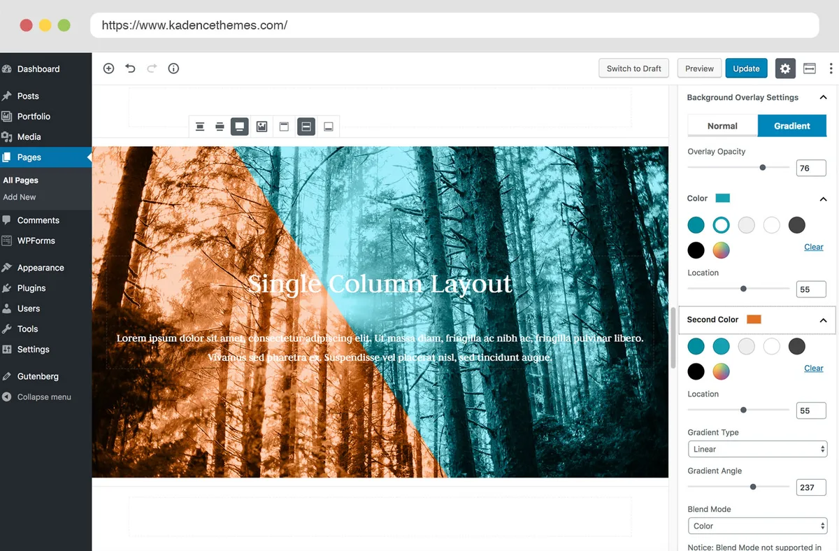 Kadence Blocks — Page Builder Toolkit for Gutenberg Editor ekran görüntüsü 2
