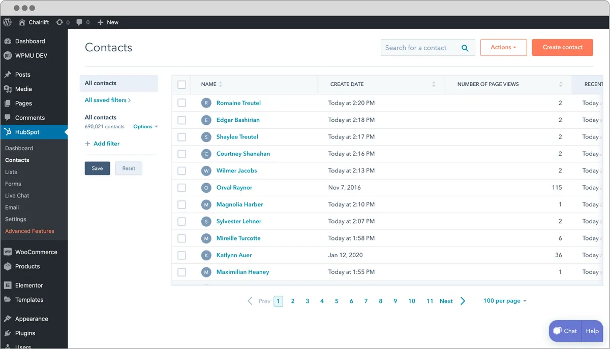 HubSpot All-In-One Marketing – Forms, Popups, Live Chat ekran görüntüsü 3