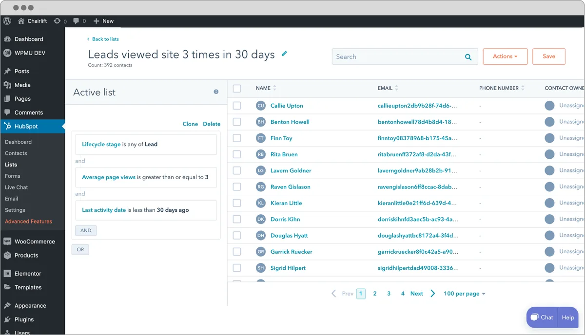 HubSpot All-In-One Marketing – Forms, Popups, Live Chat ekran görüntüsü 4