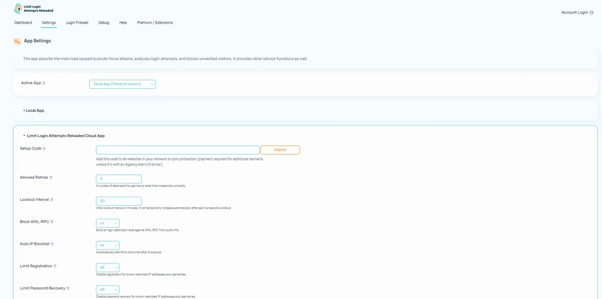 Limit Login Attempts Security – Login Security, 2FA, Firewall, Brute Force Prevention ekran görüntüsü 4