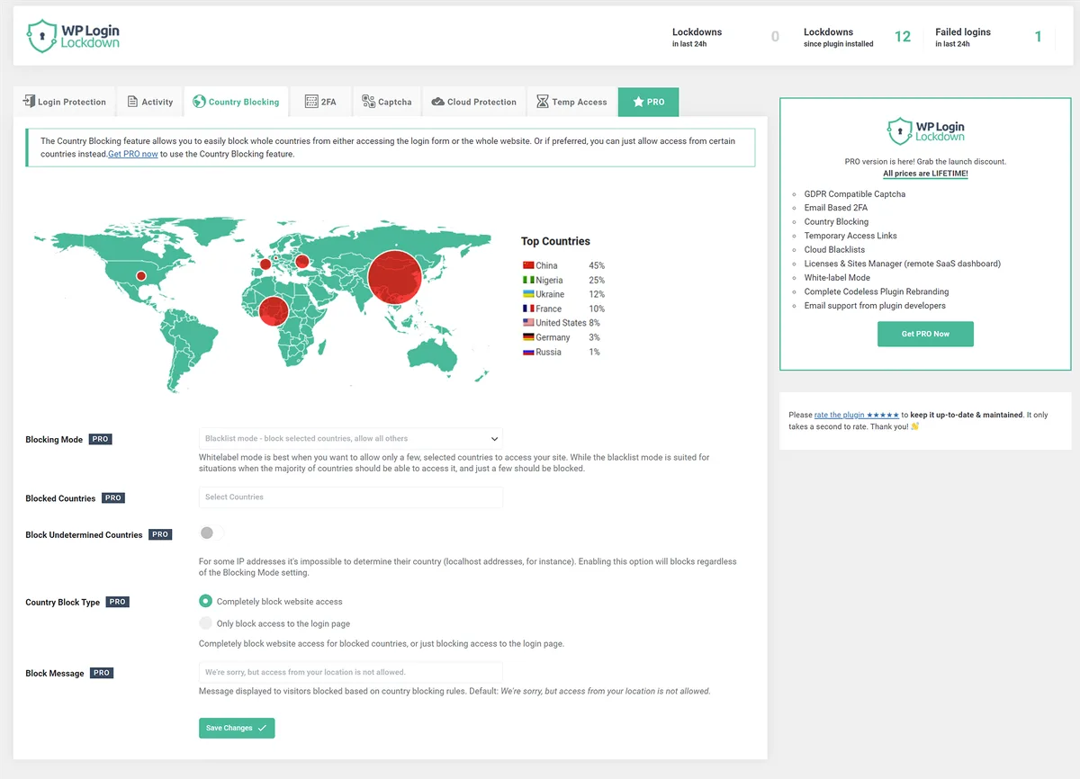 Login Lockdown & Protection ekran görüntüsü 3