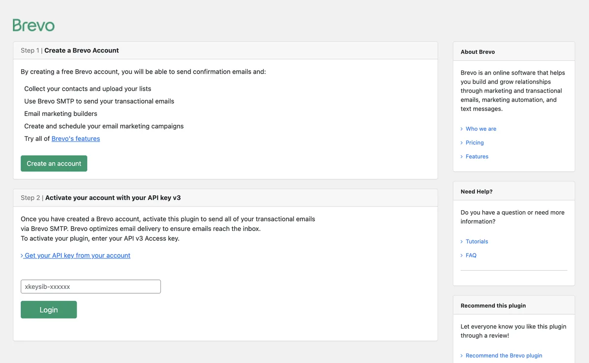 Brevo – Email, SMS, Web Push, Chat, and more. ekran görüntüsü 1