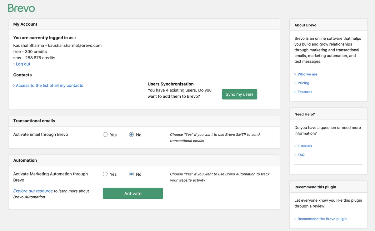 Brevo – Email, SMS, Web Push, Chat, and more. ekran görüntüsü 2