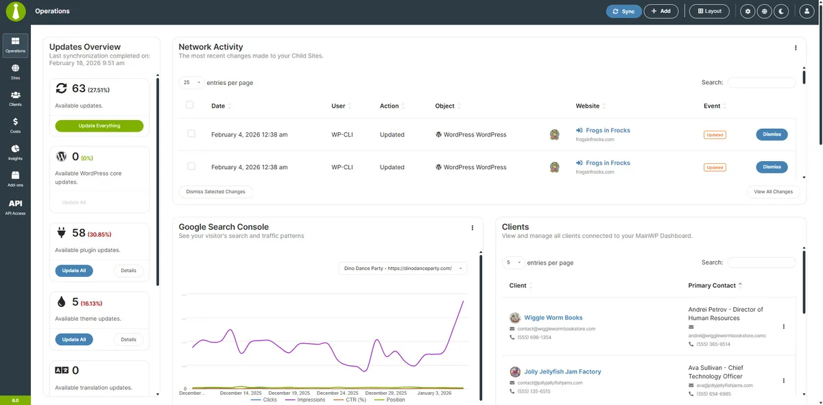 MainWP Child – Securely Connects to the MainWP Dashboard to Manage Multiple Sites ekran görüntüsü 1