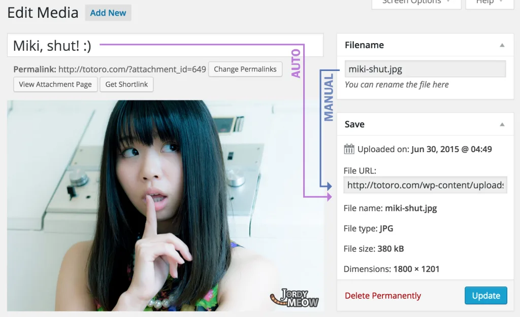 Media File Renamer: Rename for better SEO (AI-Powered) ekran görüntüsü 3