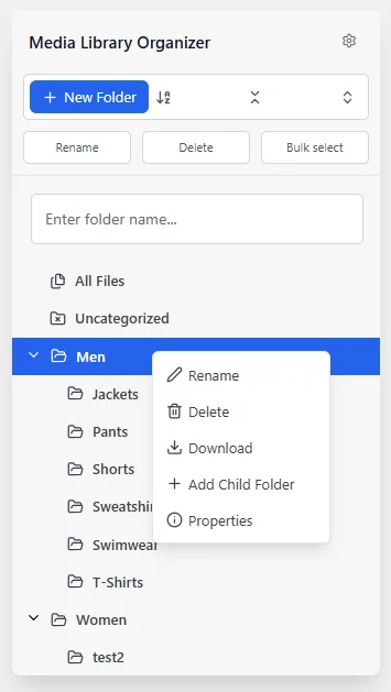 Media Library Organizer – Folders, File Manager & Media Categories ekran görüntüsü 2