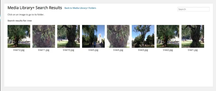 Media Library Folders ekran görüntüsü 3