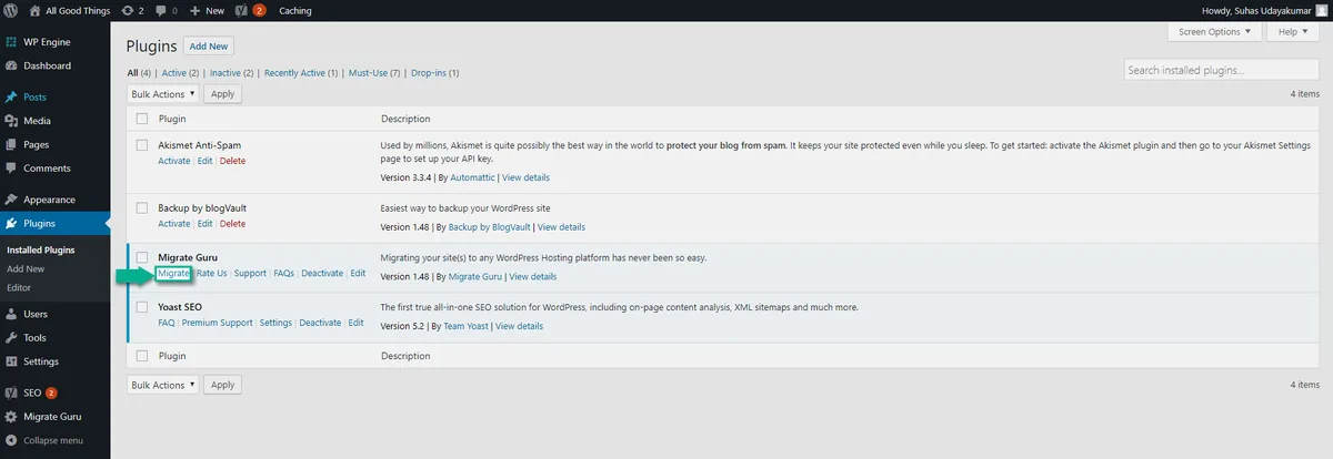 Migrate Guru – Site Migration & Cloning ekran görüntüsü 1