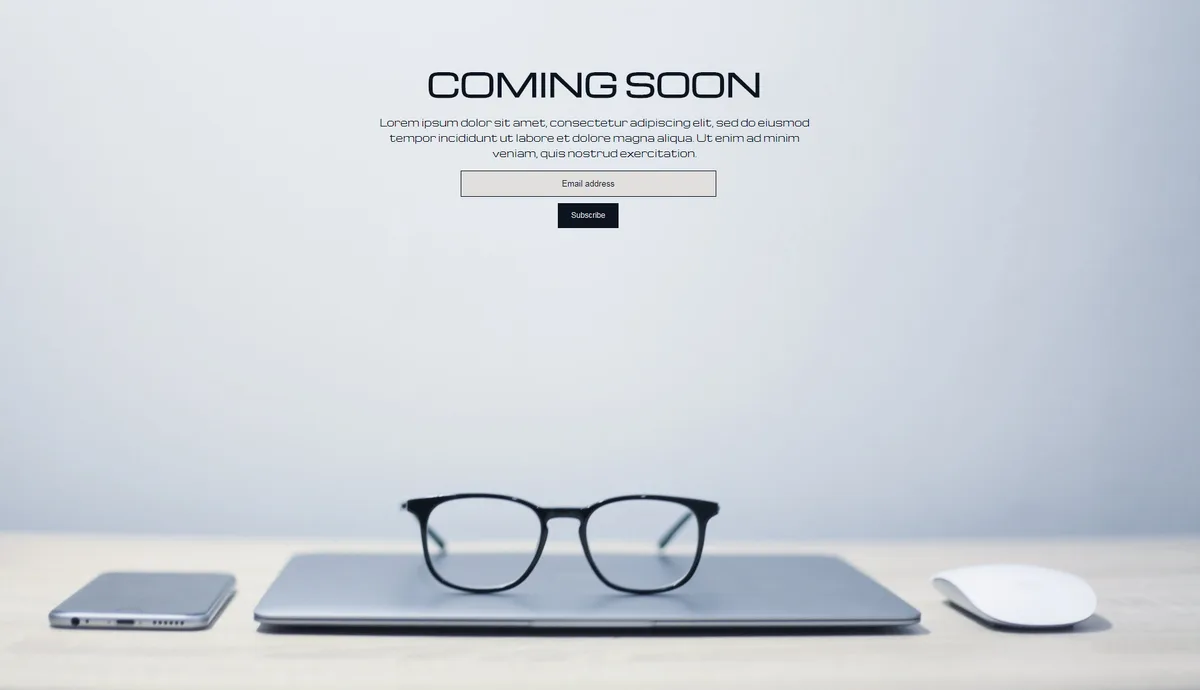Minimal Coming Soon – Coming Soon Page ekran görüntüsü 3