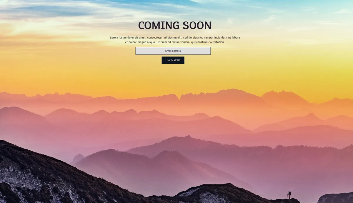 Minimal Coming Soon – Coming Soon Page ekran görüntüsü 4