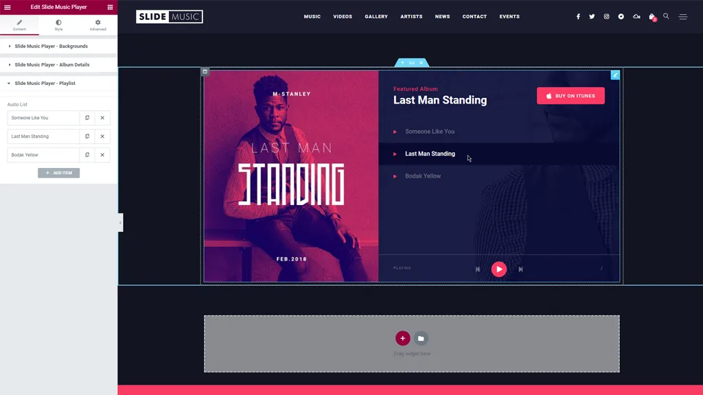 Music Player for Elementor – Audio Player & Podcast Player ekran görüntüsü 2