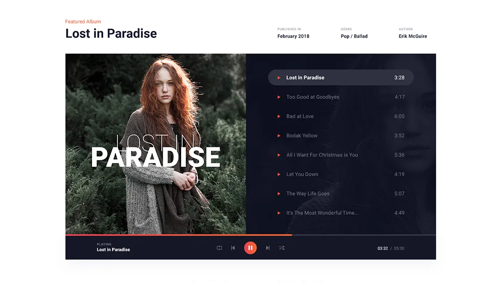 Music Player for Elementor – Audio Player & Podcast Player ekran görüntüsü 3