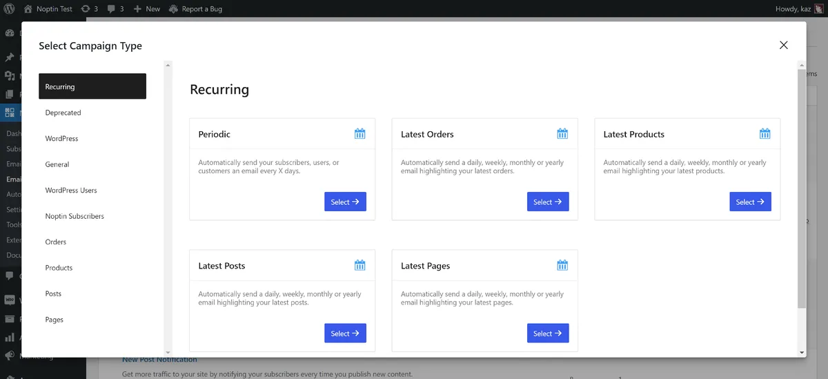 Simple Newsletter Plugin – Noptin ekran görüntüsü 3