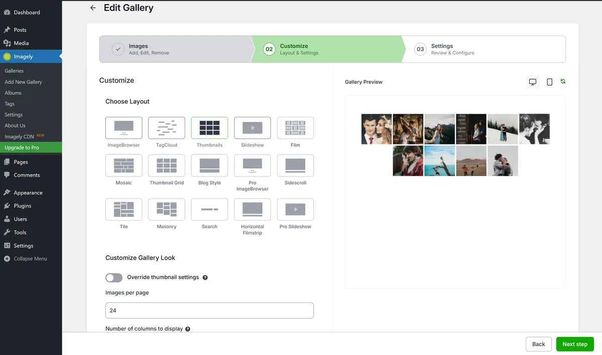Photo Gallery, Sliders, Proofing and Themes – NextGEN Gallery ekran görüntüsü 4