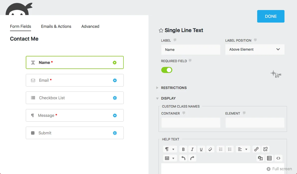 Ninja Forms – The Contact Form Builder That Grows With You ekran görüntüsü 2