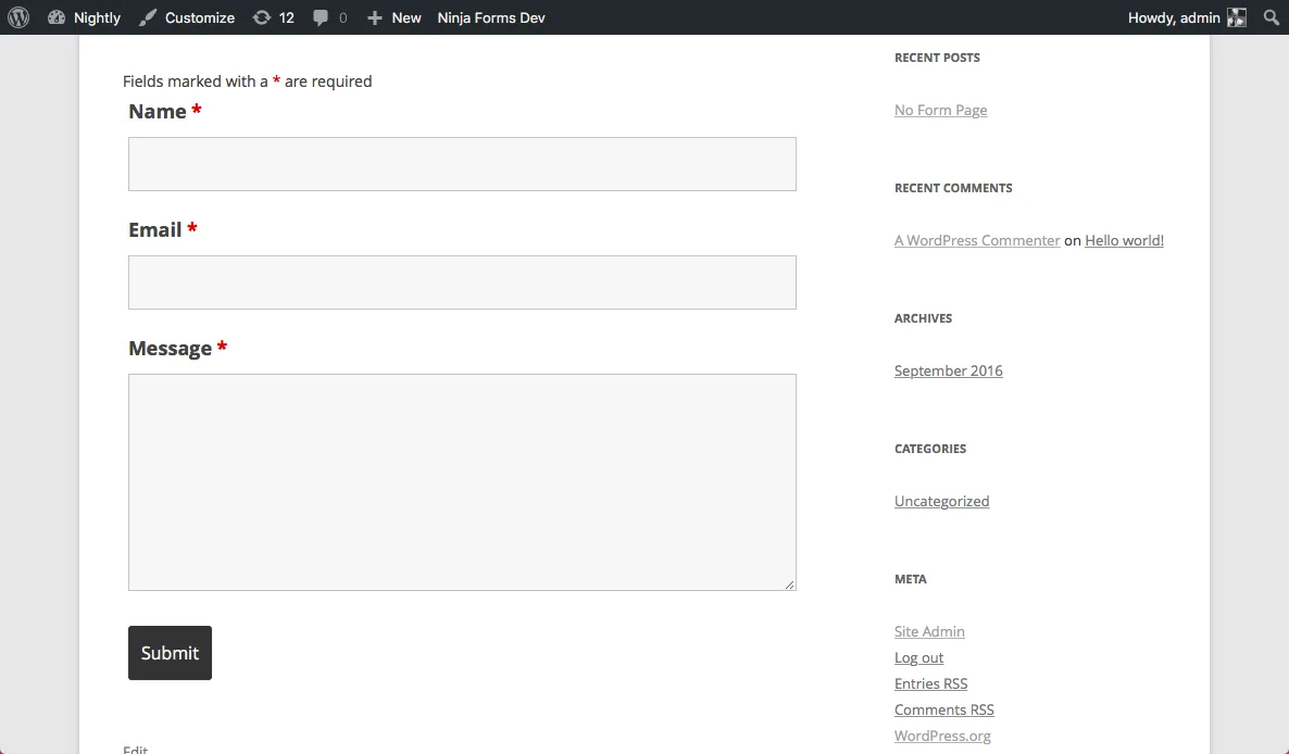 Ninja Forms – The Contact Form Builder That Grows With You ekran görüntüsü 4