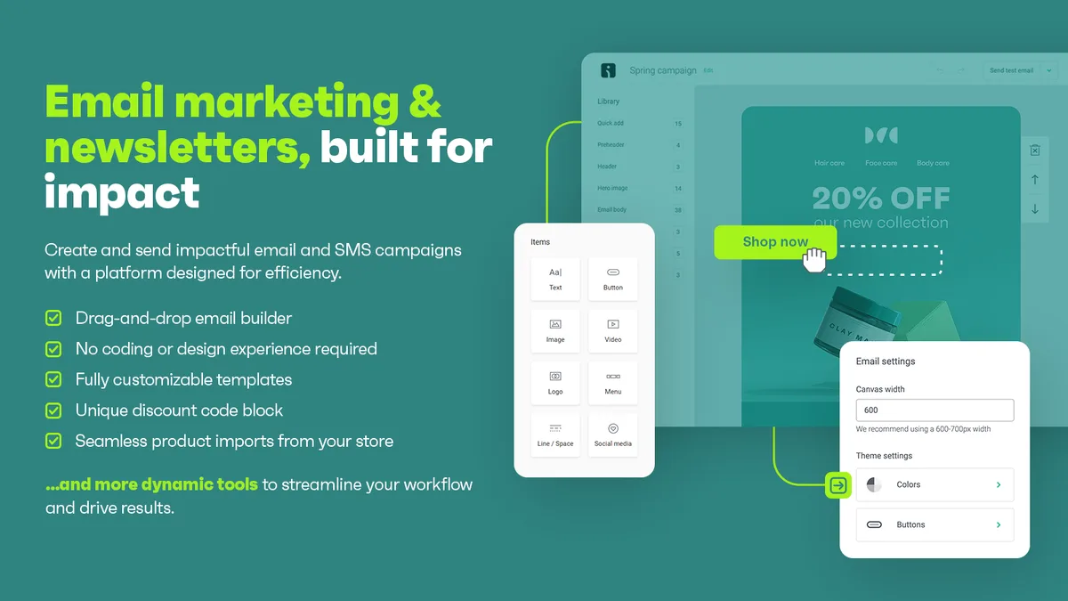 Newsletters, Email Marketing, SMS and Popups by Omnisend ekran görüntüsü 3