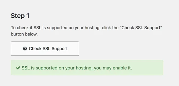 One Click SSL ekran görüntüsü 1