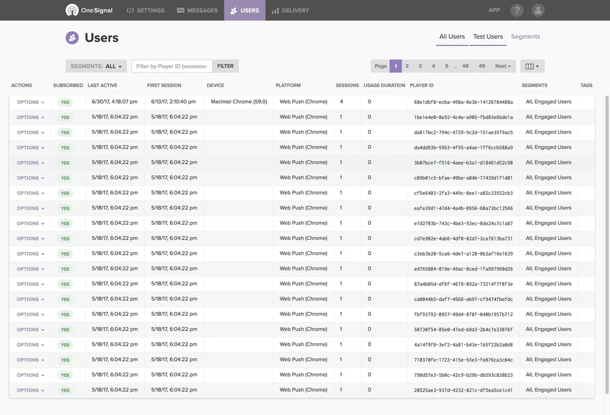OneSignal – Web Push Notifications ekran görüntüsü 4