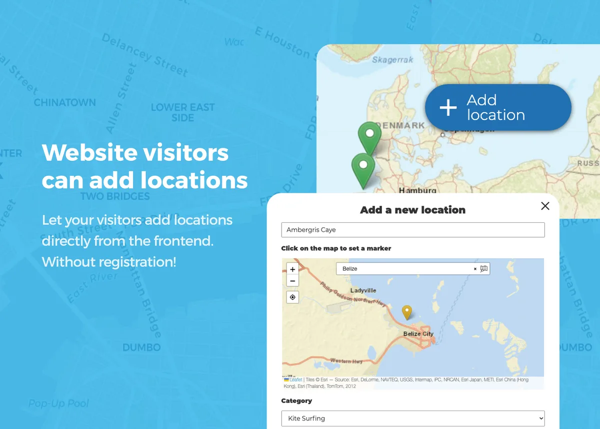 Open User Map – Interactive Leaflet Maps ekran görüntüsü 1