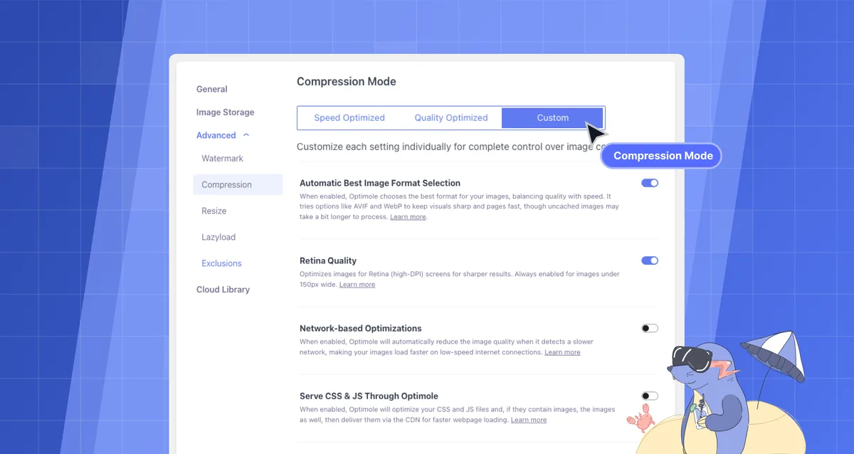 Optimole – Optimize Images | Convert WebP & AVIF | CDN & Lazy Load | Image Optimization ekran görüntüsü 3