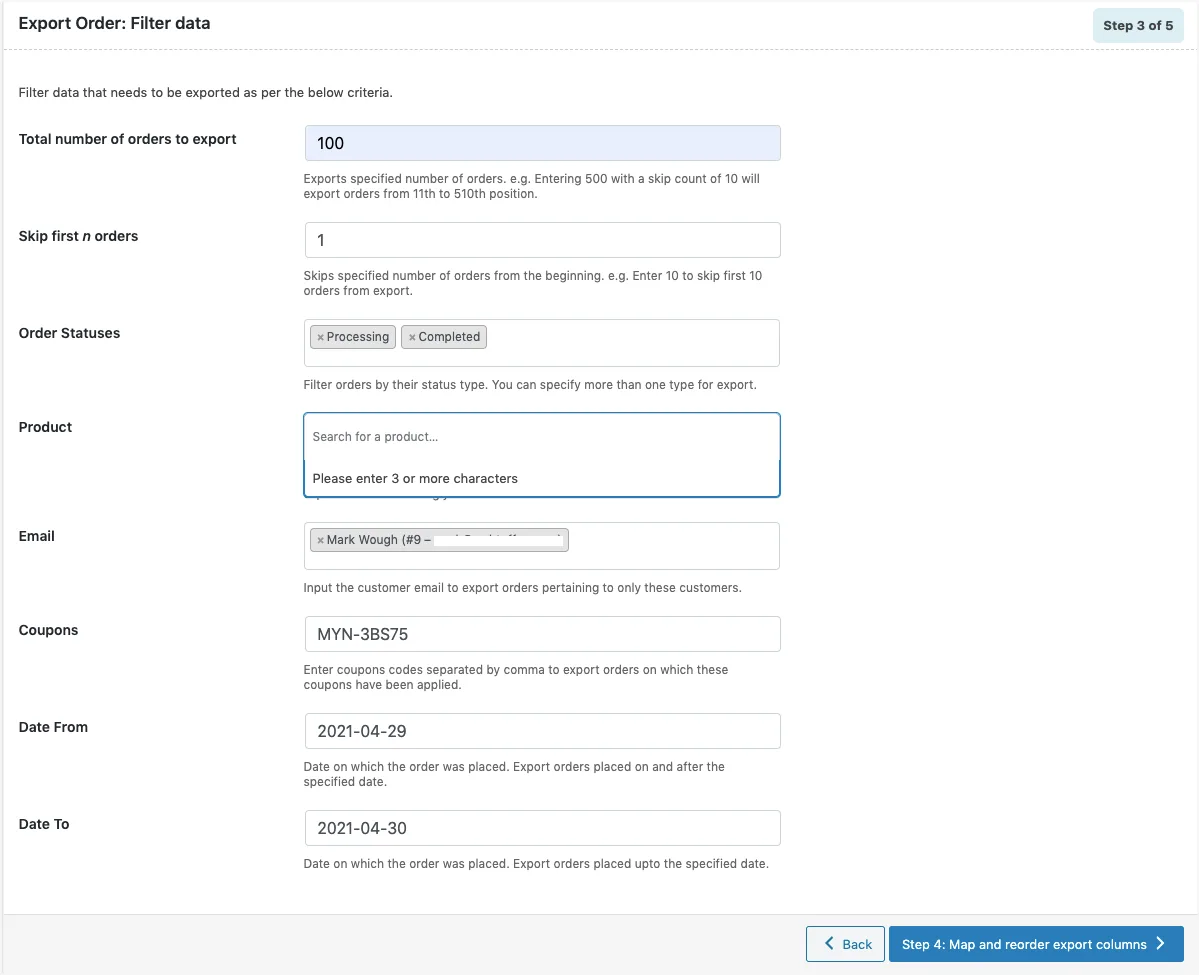 Order Export & Order Import for WooCommerce ekran görüntüsü 1