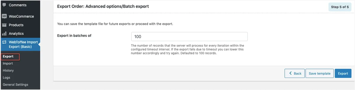 Order Export & Order Import for WooCommerce ekran görüntüsü 2
