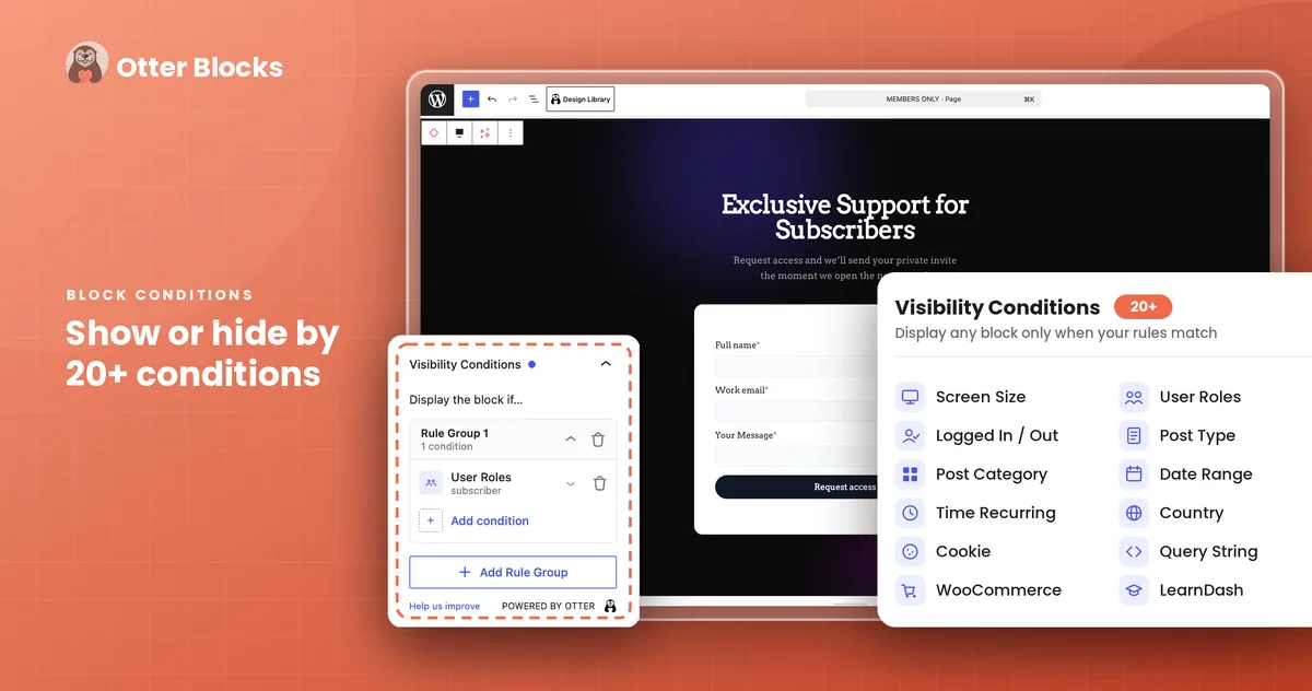 Otter Blocks – Gutenberg Blocks, Page Builder for Gutenberg Editor & FSE ekran görüntüsü 4