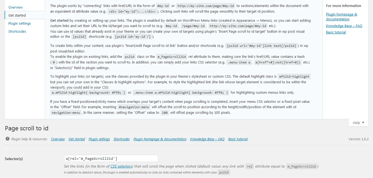 Page scroll to id ekran görüntüsü 2