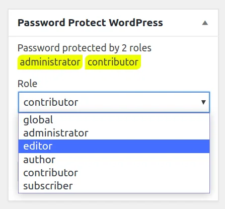 PPWP – Password Protect Pages ekran görüntüsü 3