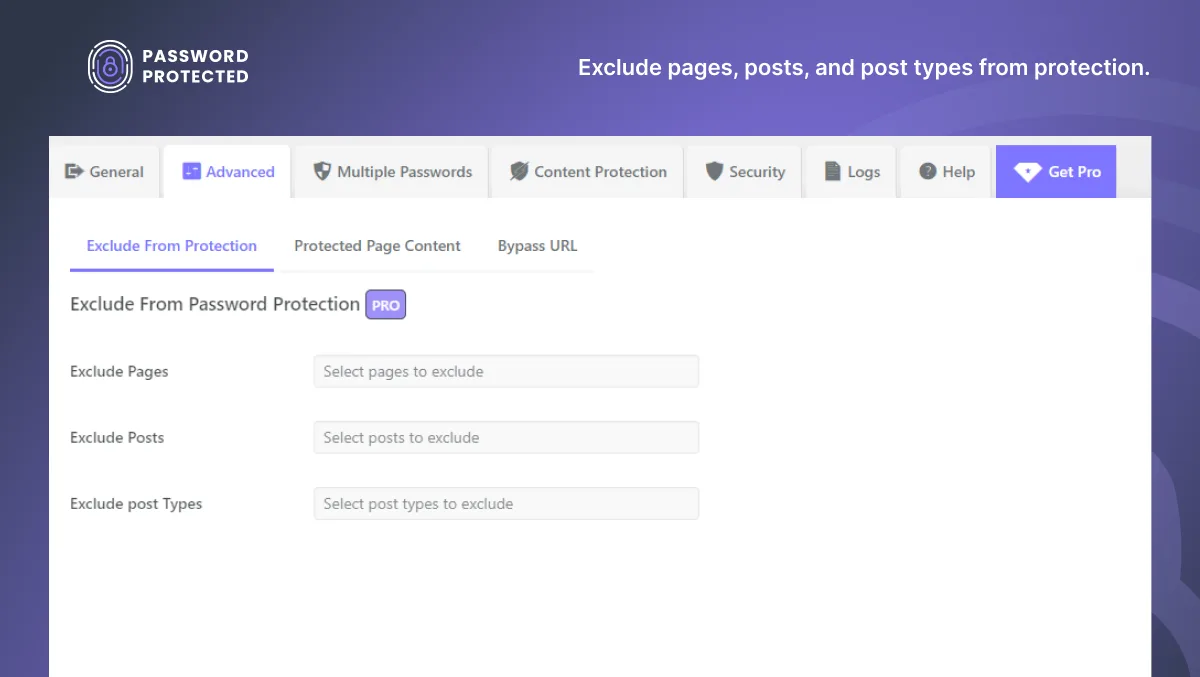 Password Protected — Lock Entire Site, Pages, Posts, Categories, and Partial Content ekran görüntüsü 2