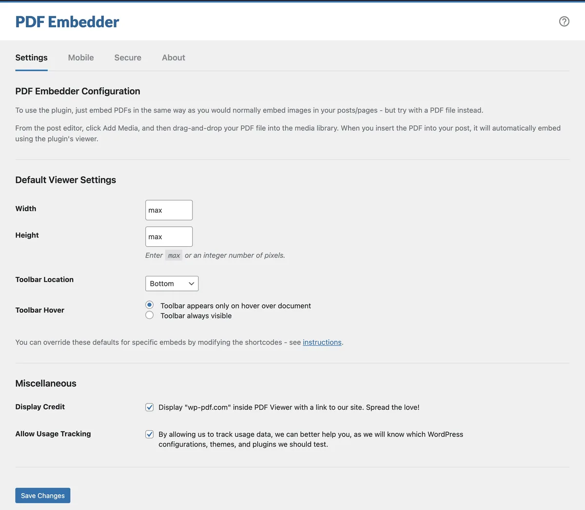 PDF Embedder ekran görüntüsü 3