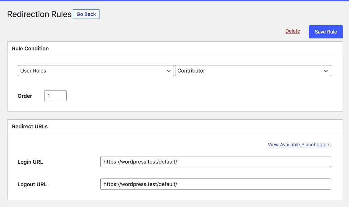 LoginWP (Formerly Peter's Login Redirect) ekran görüntüsü 2