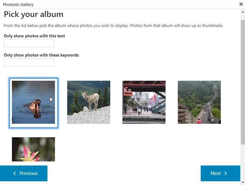 Photonic Gallery & Lightbox for Flickr, SmugMug & Others ekran görüntüsü 4