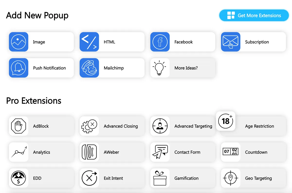 Popup Builder – Create highly converting, mobile friendly marketing popups. ekran görüntüsü 1
