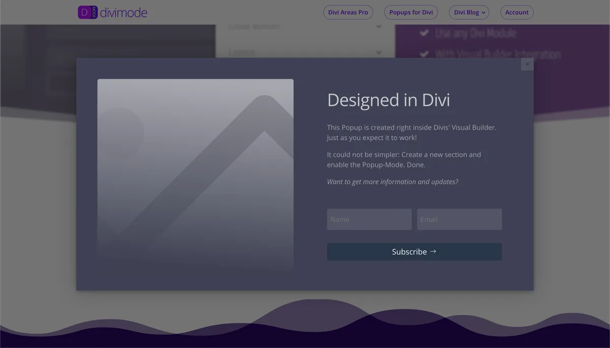 Popups for Divi ekran görüntüsü 3