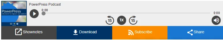 PowerPress Podcasting plugin by Blubrry ekran görüntüsü 3
