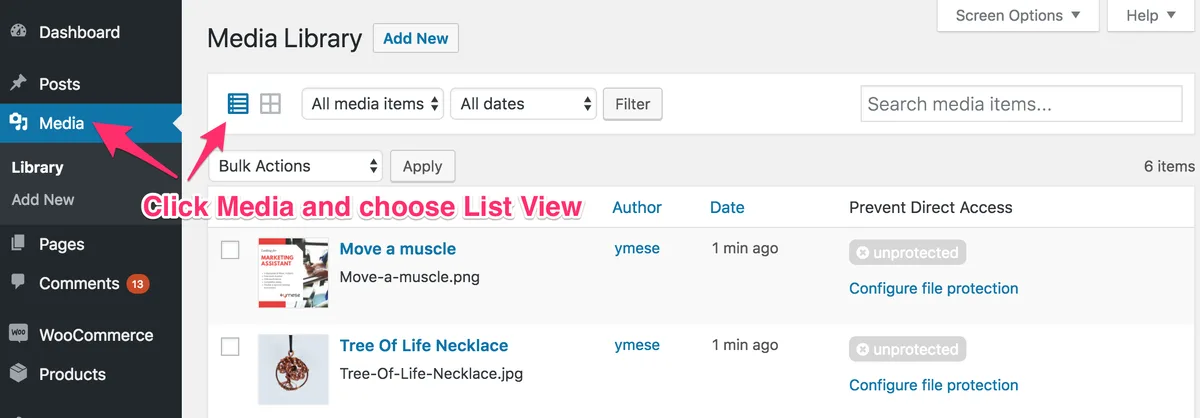 Prevent Direct Access – Protect WordPress Files ekran görüntüsü 2
