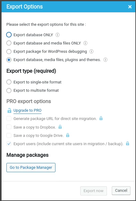 Prime Mover – Backup and Migration ekran görüntüsü 2