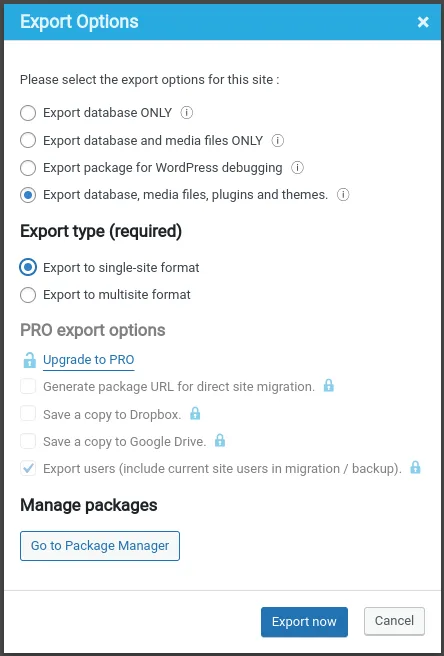 Prime Mover – Backup and Migration ekran görüntüsü 3