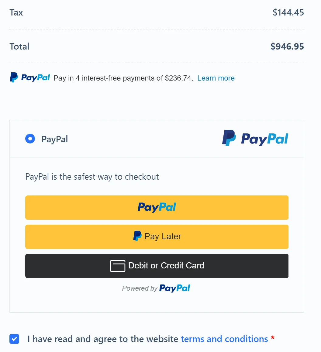 Payment Plugins for PayPal WooCommerce ekran görüntüsü 4