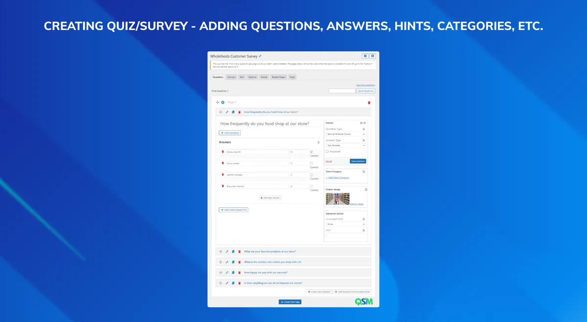 Quiz and Survey Master (QSM) – Quiz Maker & Survey Maker ekran görüntüsü 3