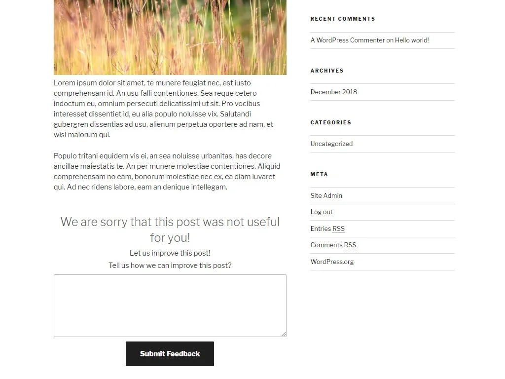 Rate My Post – Star Rating Plugin by FeedbackWP ekran görüntüsü 2